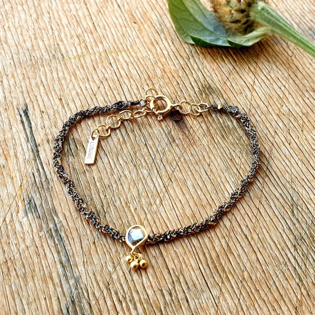 Marie Laure Chamorel sidabro apyrankė Ruthenium